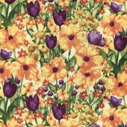 Tessuto Americano Tulipani...