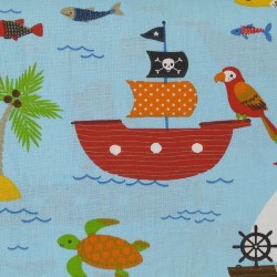 Tessuto Cotone Pirata