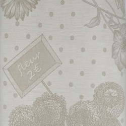 Tessuto Cotone Fiore Gerbera